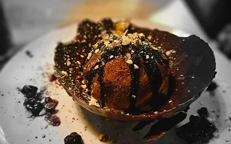 Dessert im Restaurant The Castle Gate
